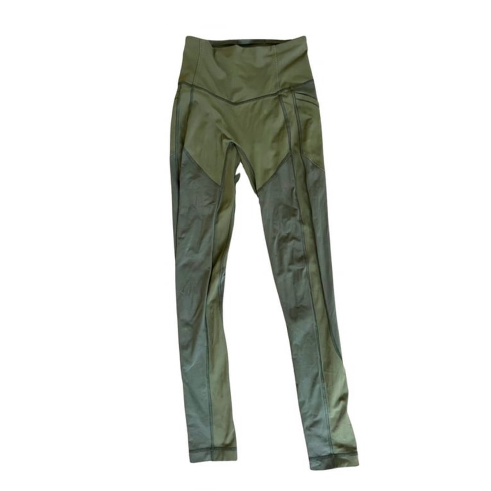 Olive green Lululemon leggings size 4